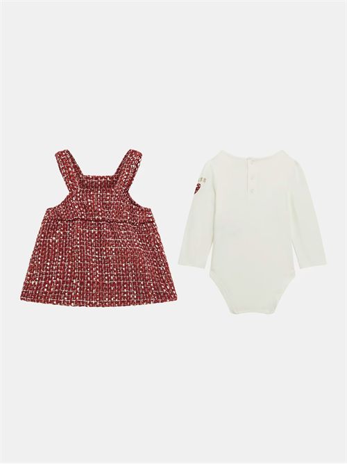 Set salopette gonna in tweed e body GUESS | A5BG04J1300/G012